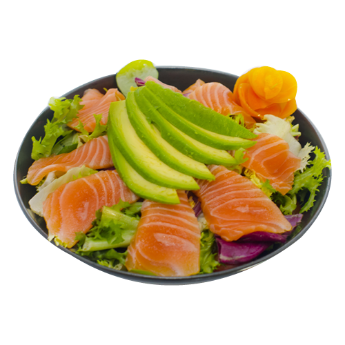 Salade d'avocat au saumon